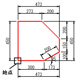 V Nas練習帳 V Nas 連続線コマンドの使い方